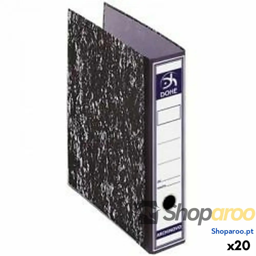 Arquivador de Alavanca DOHE Preto 28,7 x 35 x 7,5 cm (20 Unidades)