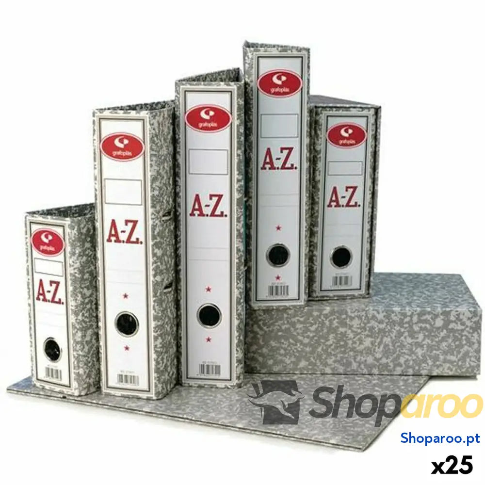 Arquivador de Alavanca Grafoplas Classic Cinzento A4 Din A4 (25 Unidades)