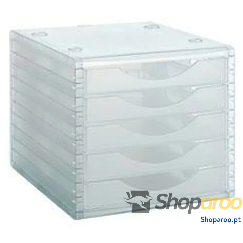 Arquivador modular Archivo 2000 ArchivoTec 5 gavetas Transparente 34 x 27 x 26 cm