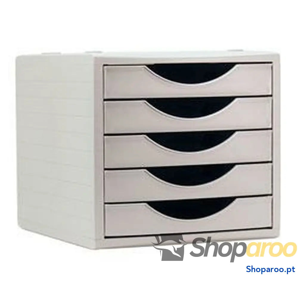 Arquivador modular Archivo 2000 ArchivoTec Serie 4000 5 gavetas Din A4 Cinzento 34 x 27 x 26 cm