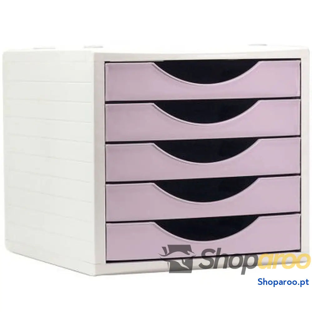 Arquivador modular Archivo 2000 Cor de Rosa Pastel 34 x 27 x 26 cm
