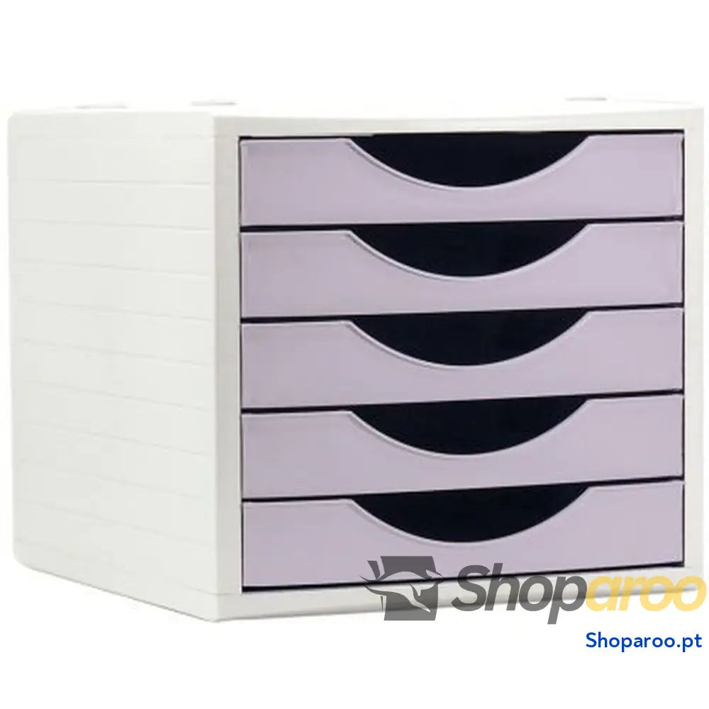 Arquivador modular Archivo 2000 Malva Pastel 34 x 27 x 26 cm
