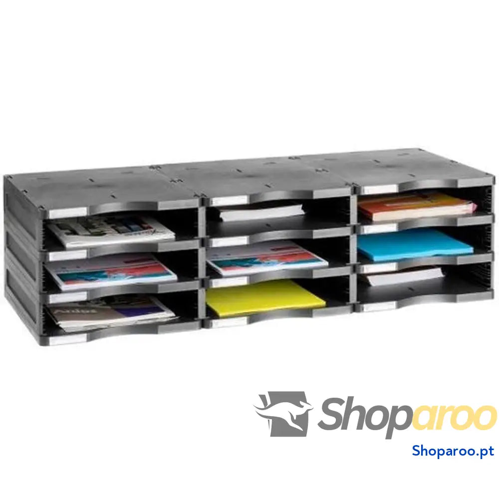 Arquivador modular Archivo 2000 Preto poliestireno