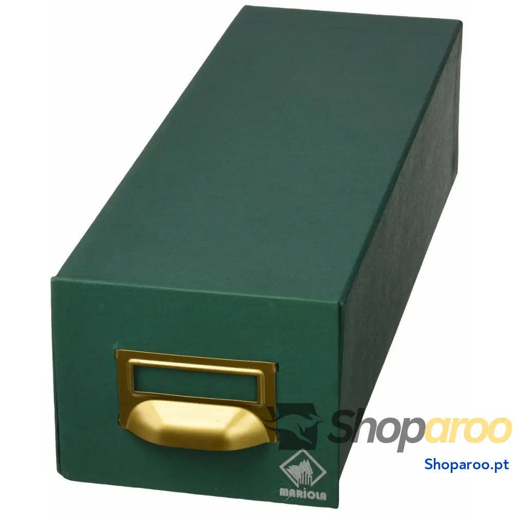 Arquivador recarregável Mariola Verde Cartão 12,5 x 9,5 x 35 cm