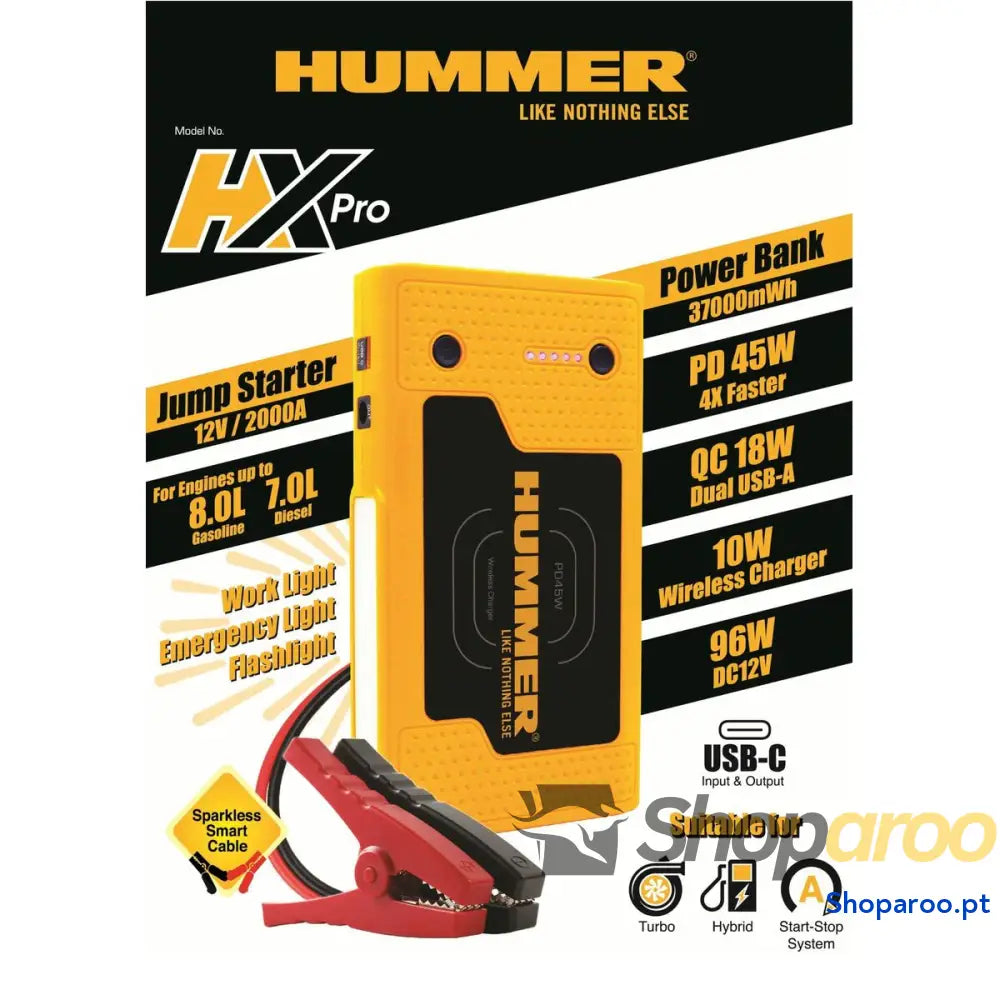 Arrancador Hummer HUMMHXPRO 12 V 10000 Ah