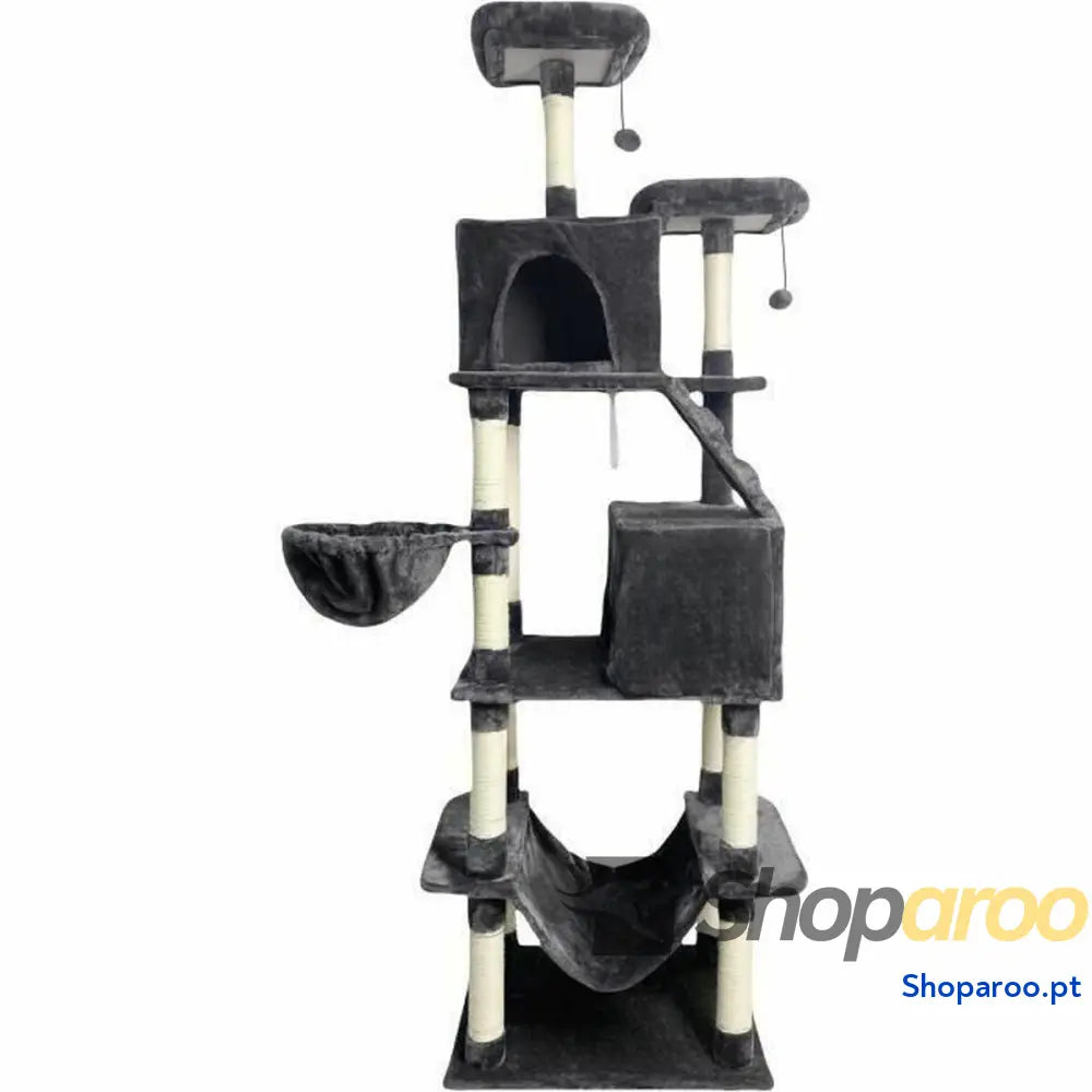 Arranhador para Gatos Taylor Dark Cinzento Felpa