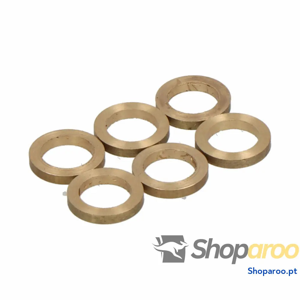 Arruelas EDM 85486 OV02 Latão Ø 10 mm x 7 1,5 Oval Dobradiças