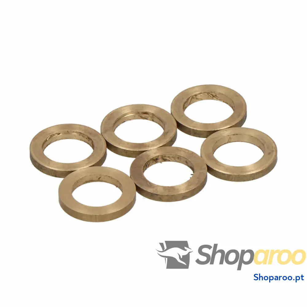 Arruelas EDM OV02 Oval Dobradiças Latão Ø 12 mm x 8 1,5