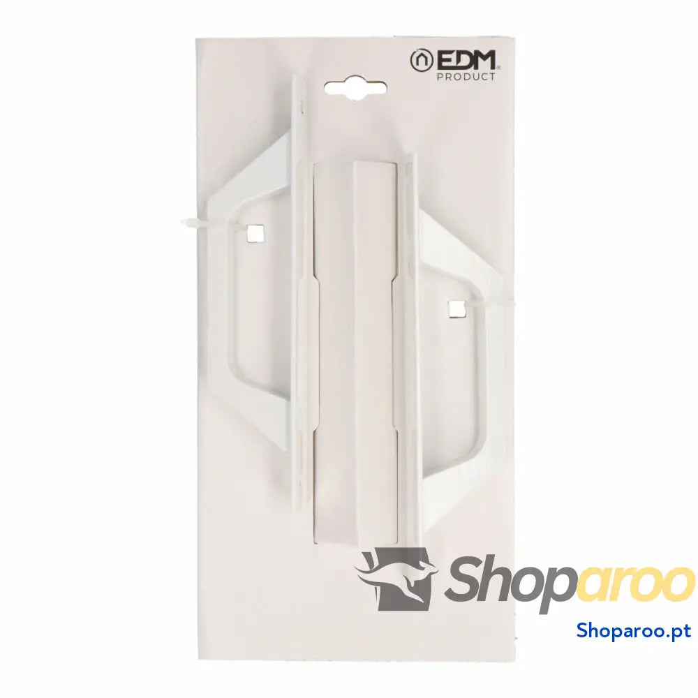 Asas EDM 85459 6804 Branco Alumínio Reta 200 x 25 mm (2 Unidades)