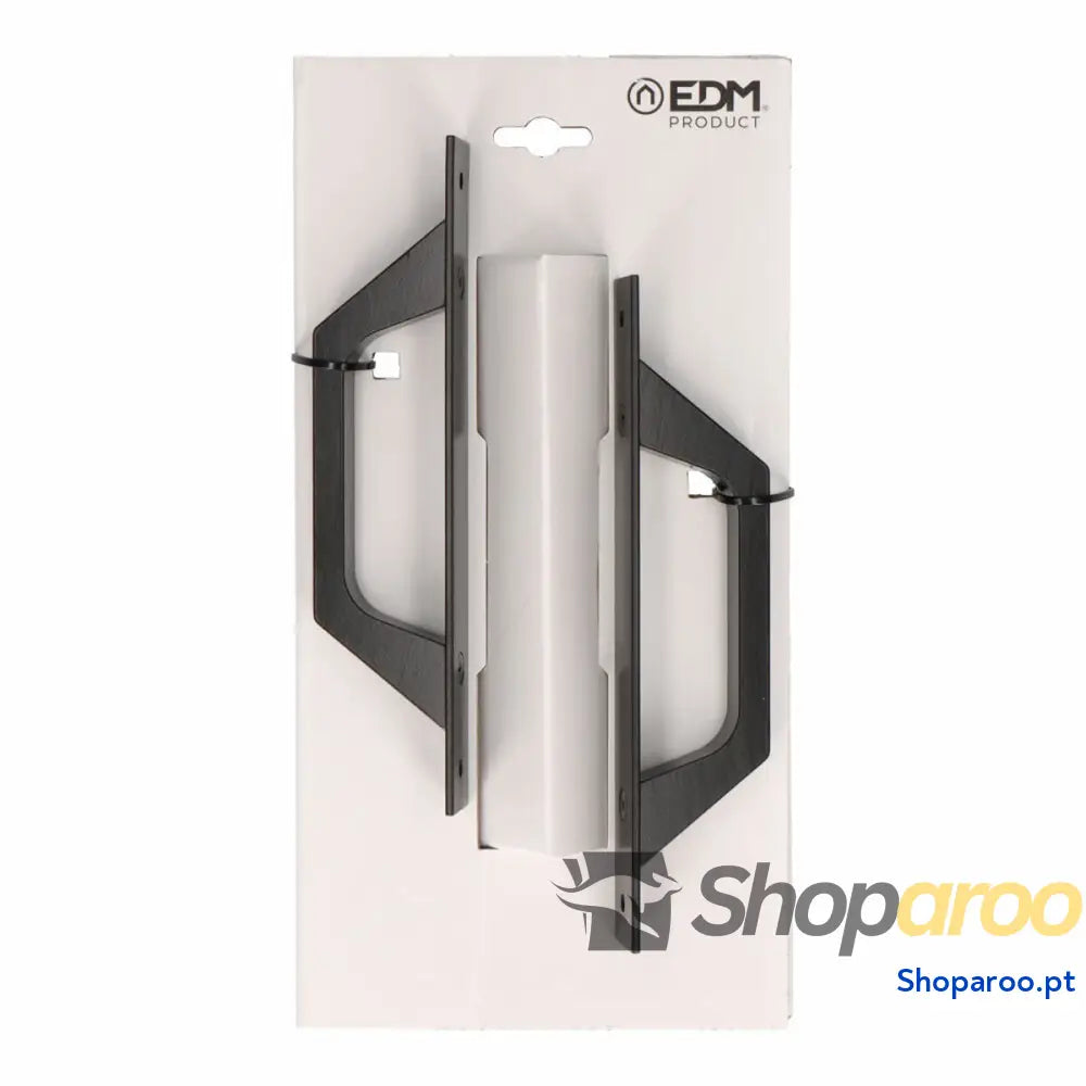 Asas EDM 85460 6804 Preto Alumínio Reta 200 x 25 mm (2 Unidades)
