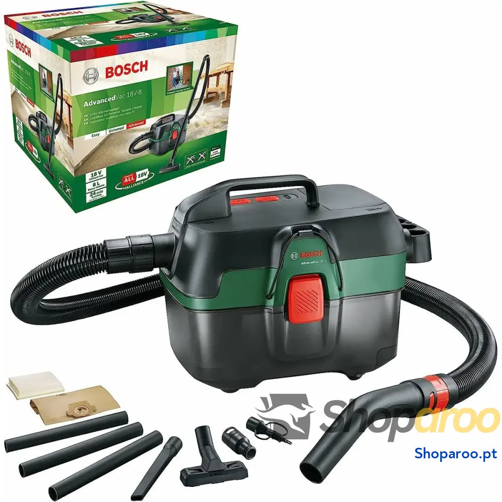 Aspirador 3 em 1 BOSCH AdvancedVac 18V-8 8 L