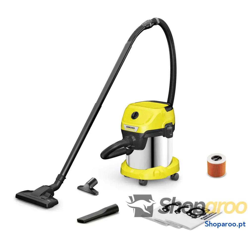 Aspirador em seco e húmido Kärcher WD 3 S 1000 W 15 L