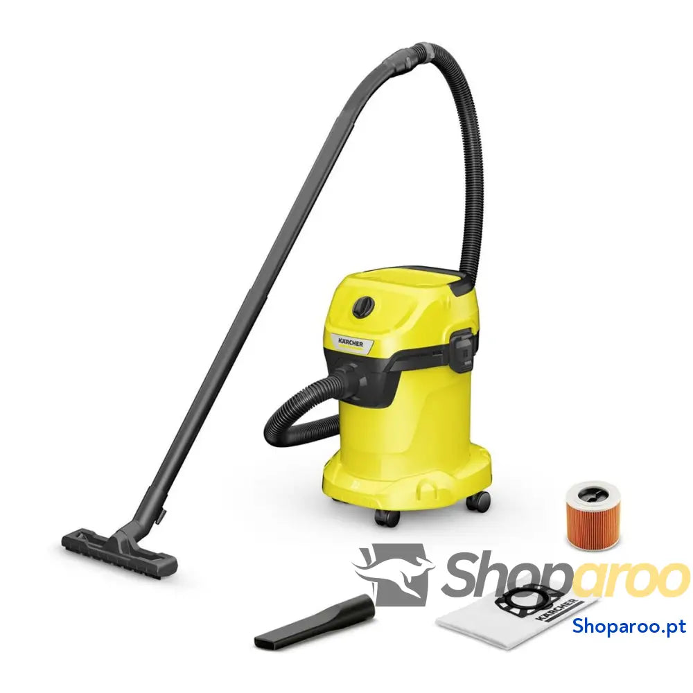 Aspirador Kärcher WD 3 V 17/4/20 Amarelo Preto 1000 W