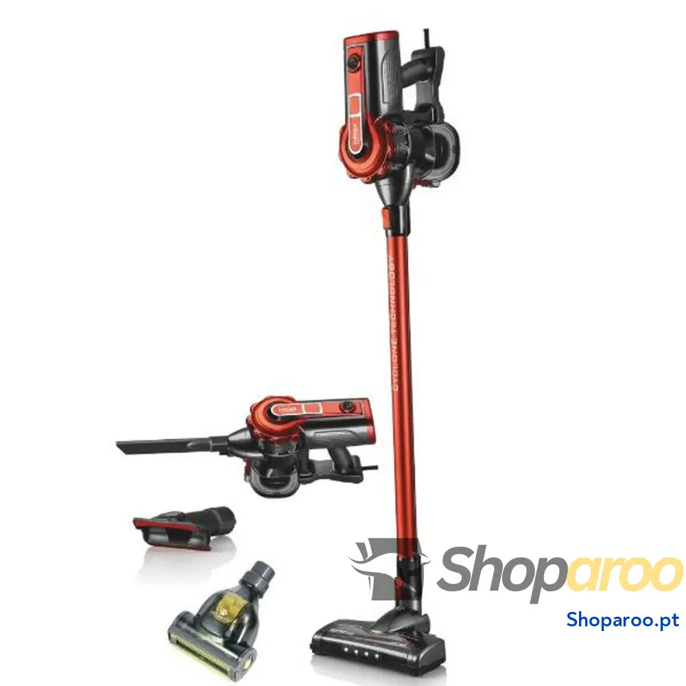 Aspirador vassoura ciclónico Haeger Venus Plus 600 Vermelho W