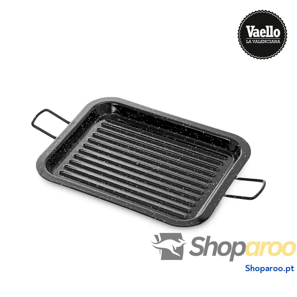 Assadeira Vaello 75461 Preto Aço Esmaltado 27 x 21 cm