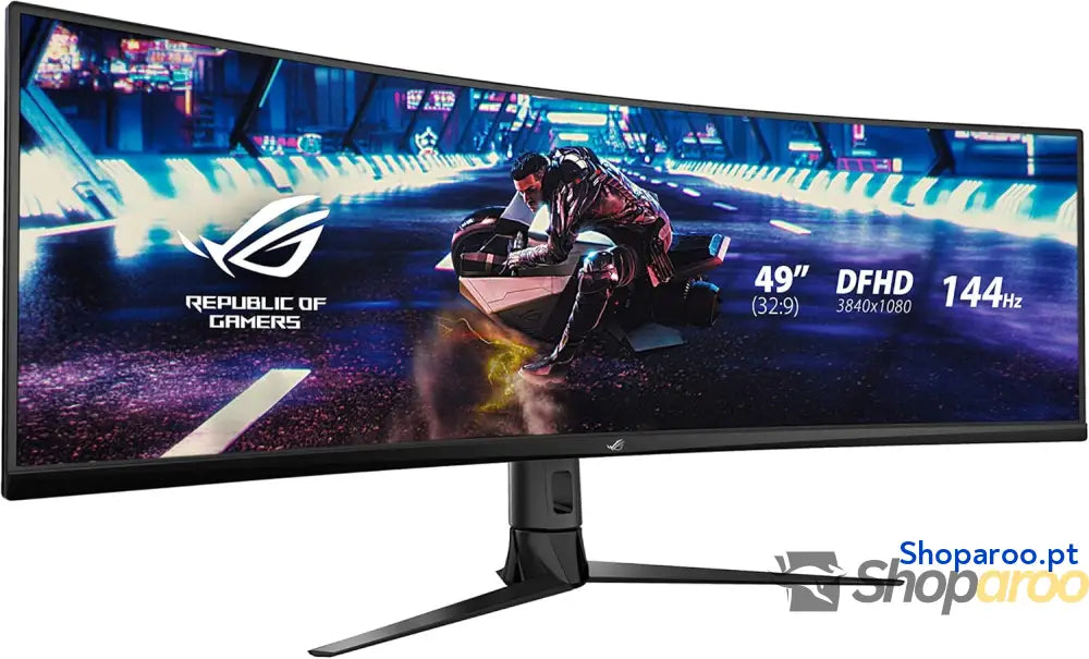 Monitor ASUS ROG Strix XG49VQ 49 Polegadas Curvo Ultrapanorâmico Shadow Boost