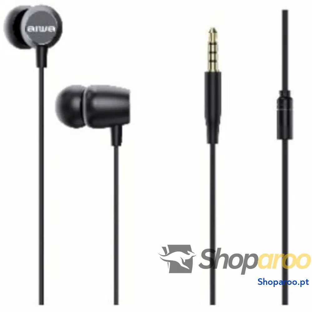 Auriculares Aiwa ESTM 20BK Preto