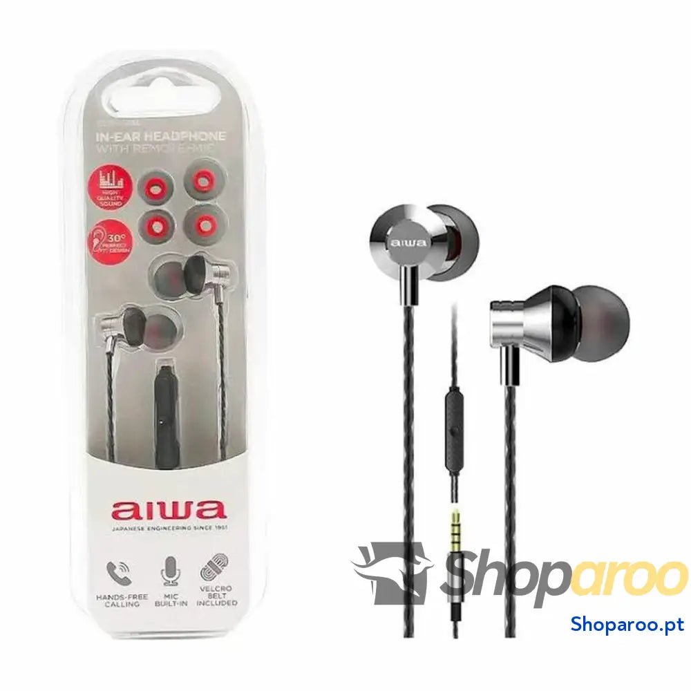 Auriculares Aiwa ESTM50SL Prateado