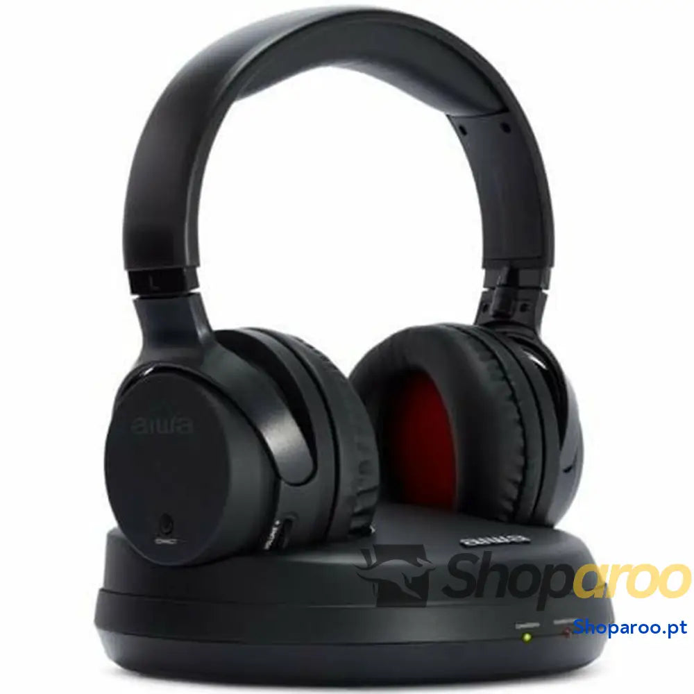 Auriculares Aiwa WHF 930D Preto Sem Fios Bluetooth 40 Hz