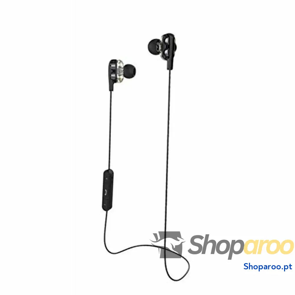 Auriculares Bluetooth com microfone CoolBox CoolTwin Preto