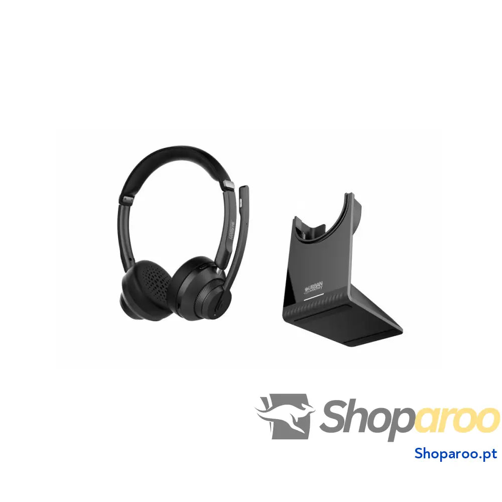 Auriculares Bluetooth com microfone Urban Factory HBV65UF Preto