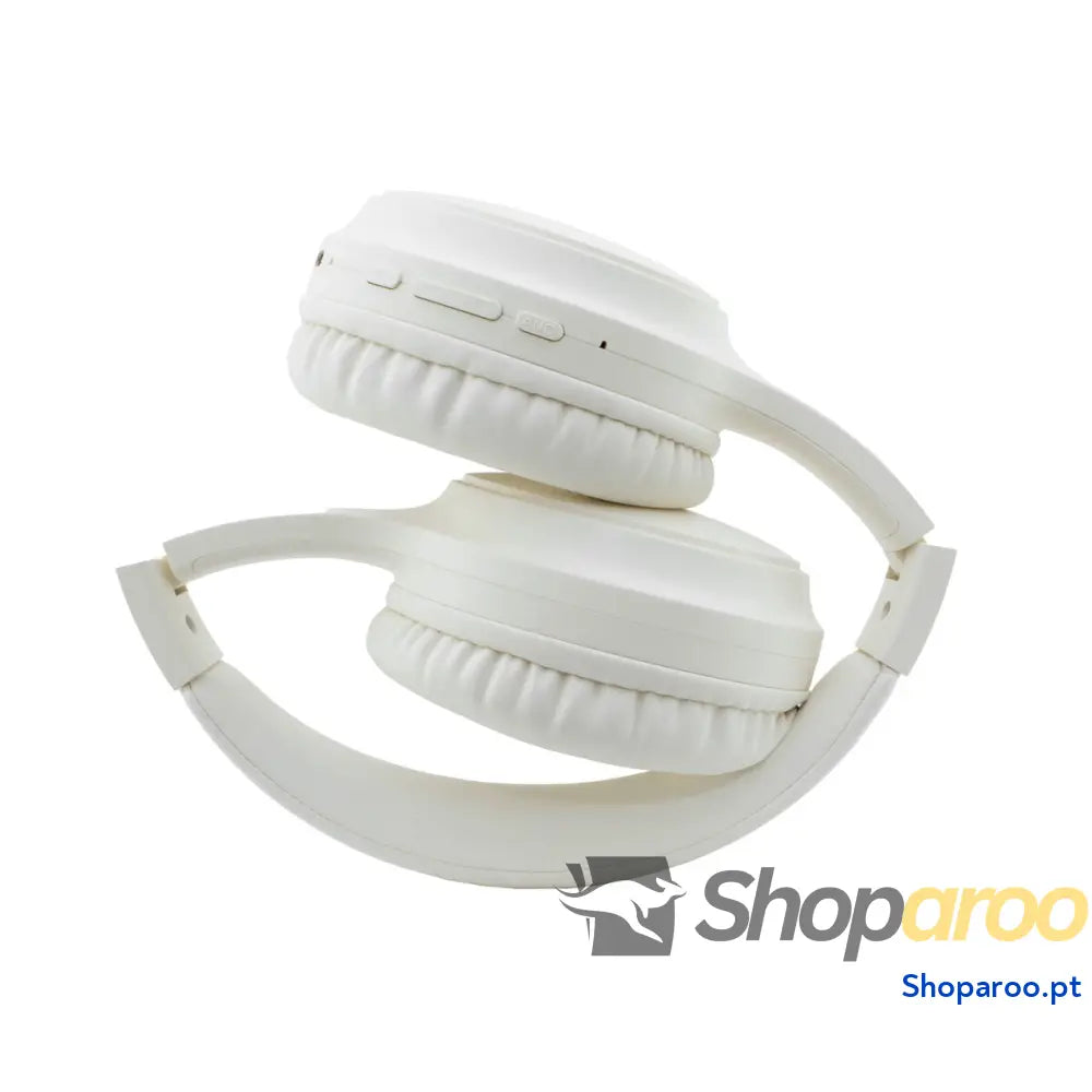 Auriculares Bluetooth CoolBox COO AUB 40WH Branco