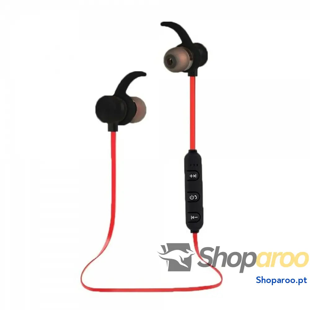 Auriculares Bluetooth para prática desportiva Esperanza EH186K Preto Vermelho