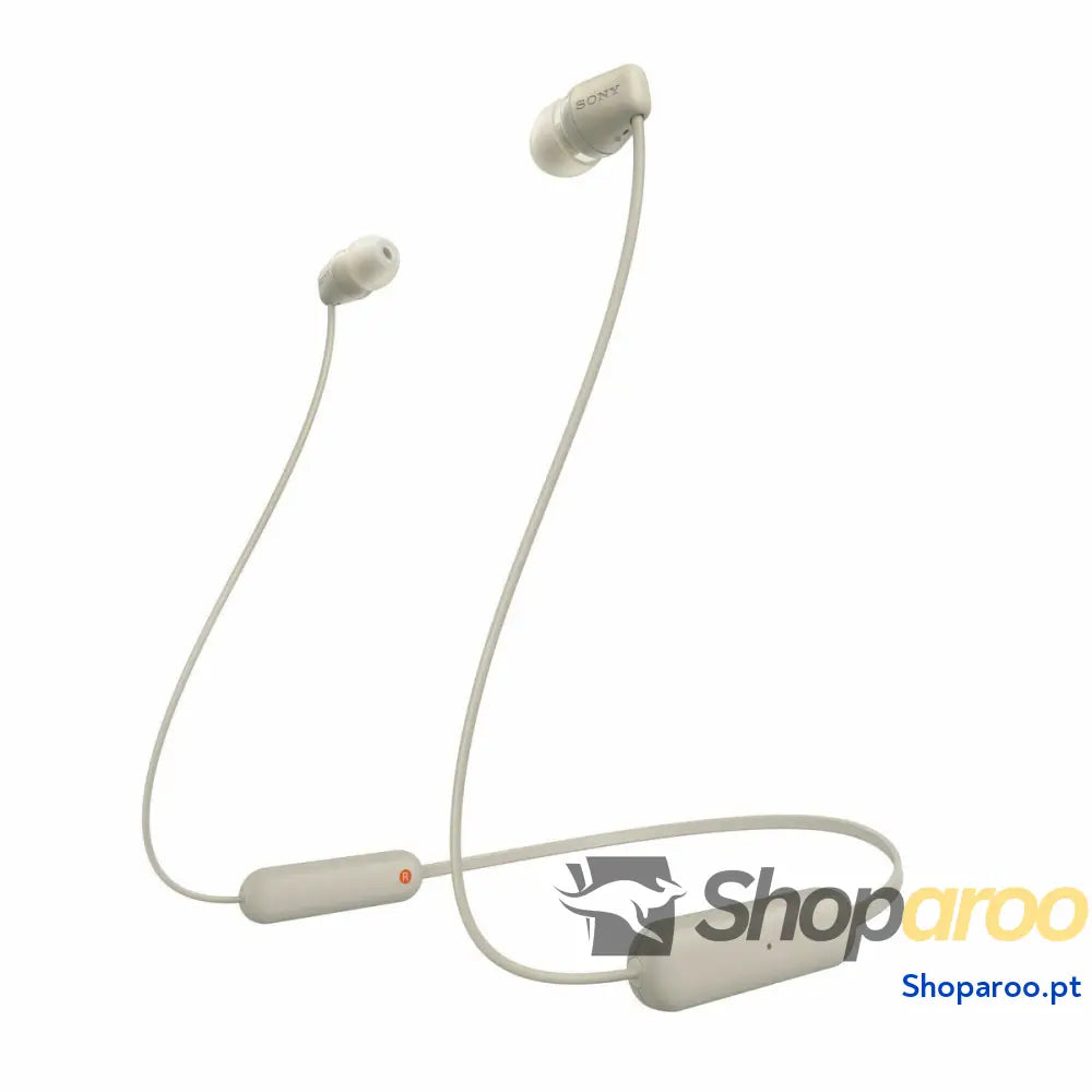 Auriculares Bluetooth Sony WI C100 Bege