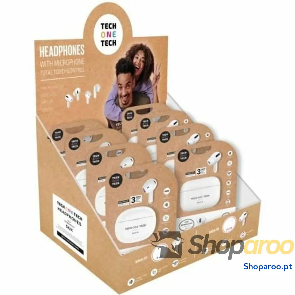 Auriculares Bluetooth Tech One TEC1420 Branco