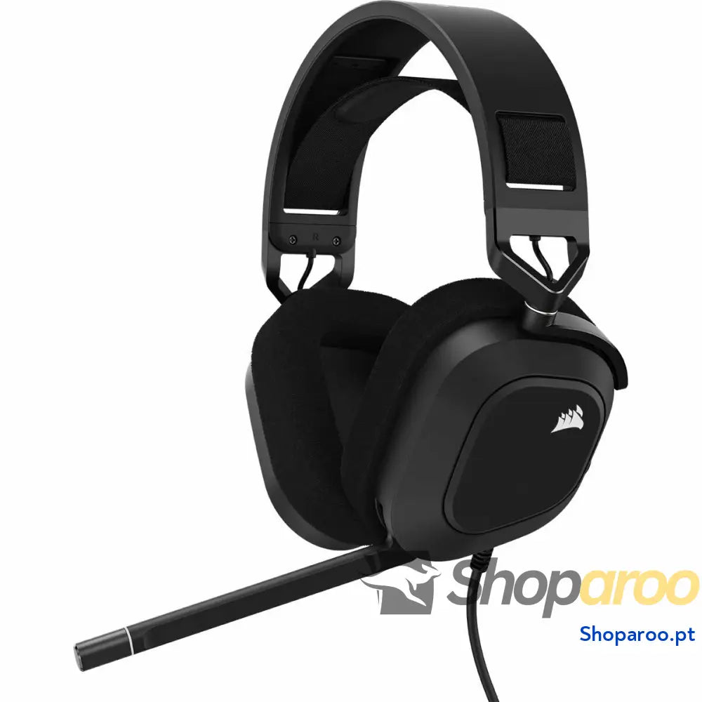 Auriculares com microfone Corsair HS80 RGB USB Preto