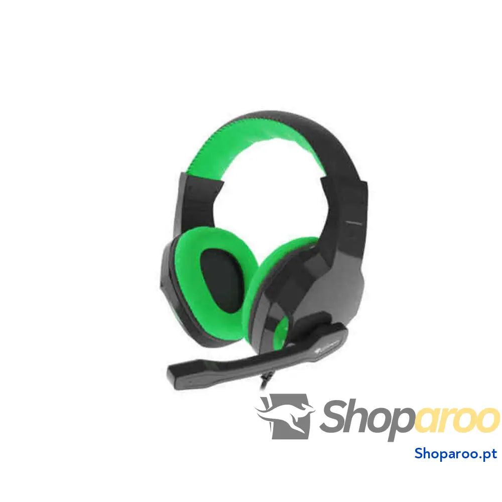 Auriculares com Microfone Gaming Genesis NSG-1435 Preto Verde