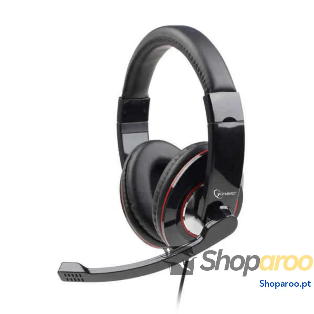 Auriculares com microfone GEMBIRD MHS 00 Preto
