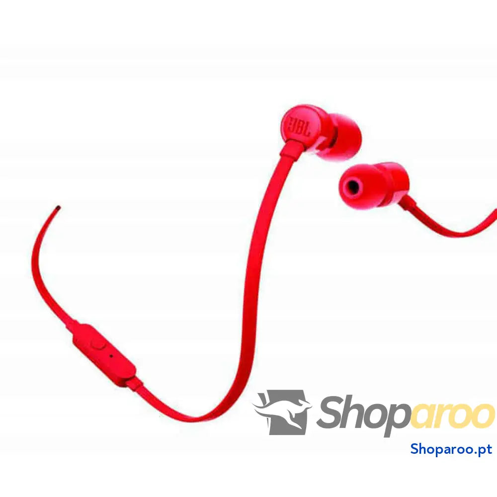 Auriculares com microfone JBL T110