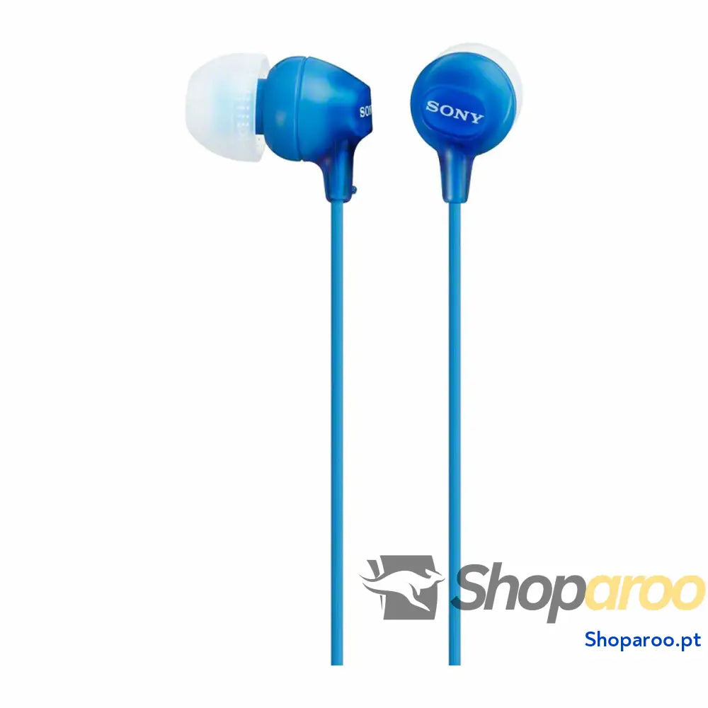 Auriculares de botão Sony MDR EX15AP Azul