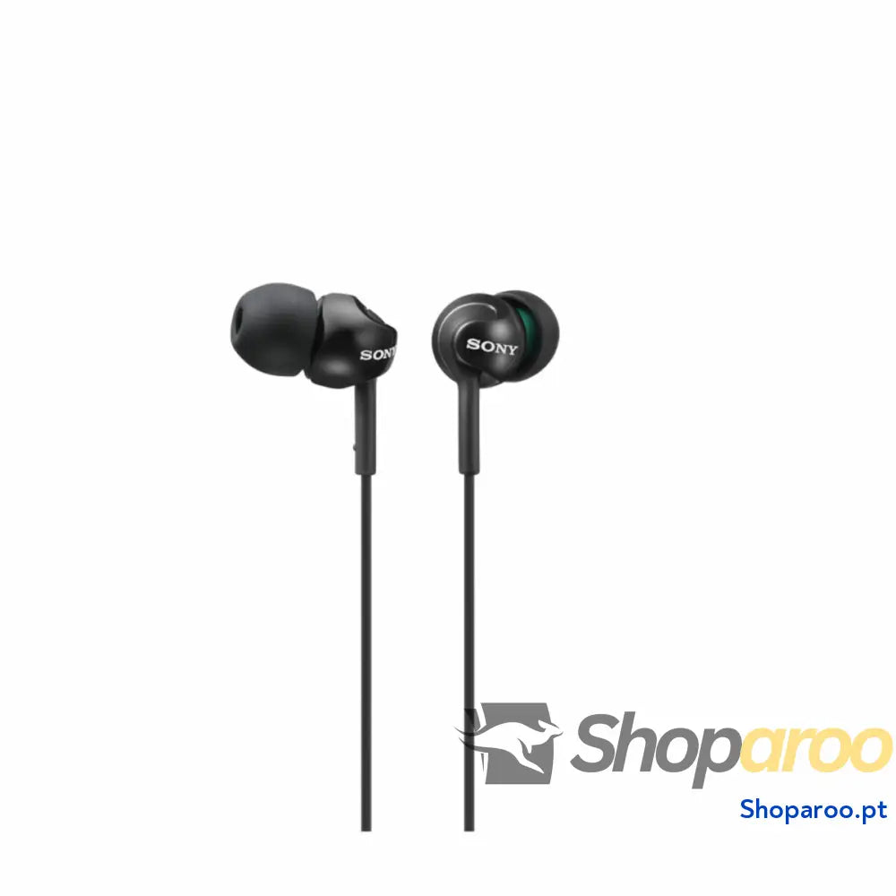 Auriculares de botão Sony MDREX110APB.CE7 3,5 mm Preto