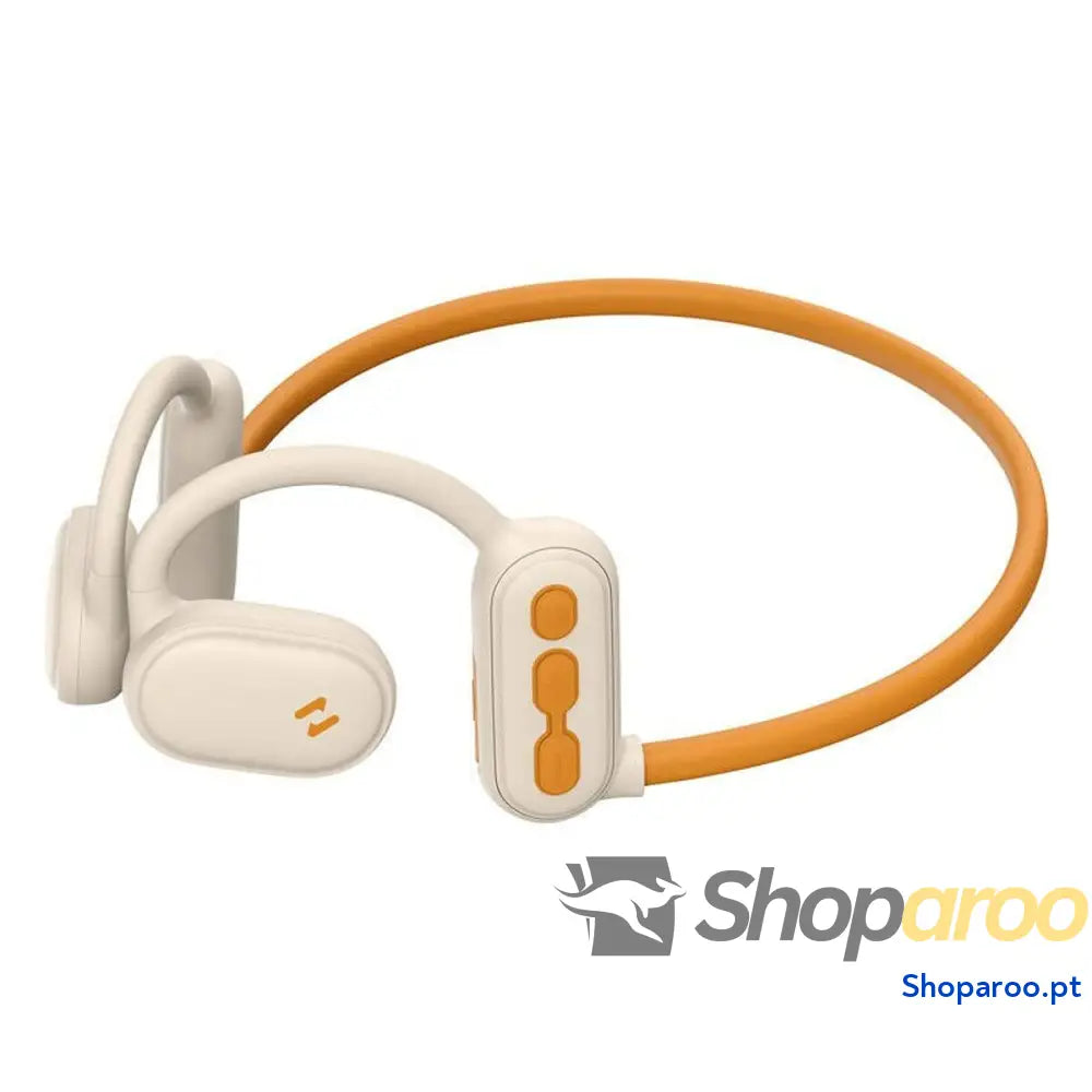 Auriculares Desportivos de Ouvido Aberto Havit E553BT Bege Laranja