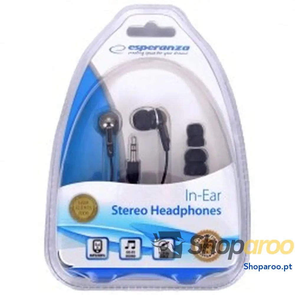 Auriculares Esperanza EH125 Preto Grafite
