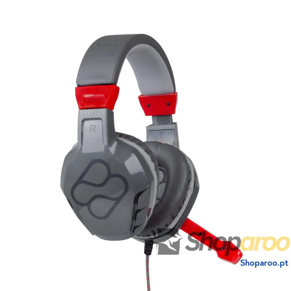 Auriculares FR TEC Samus Preto Vermelho Cinzento