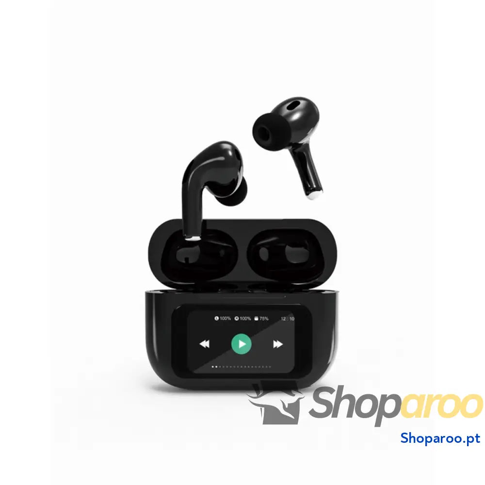 Auriculares GEMBIRD TWS LCD ANC 01 BK Preto