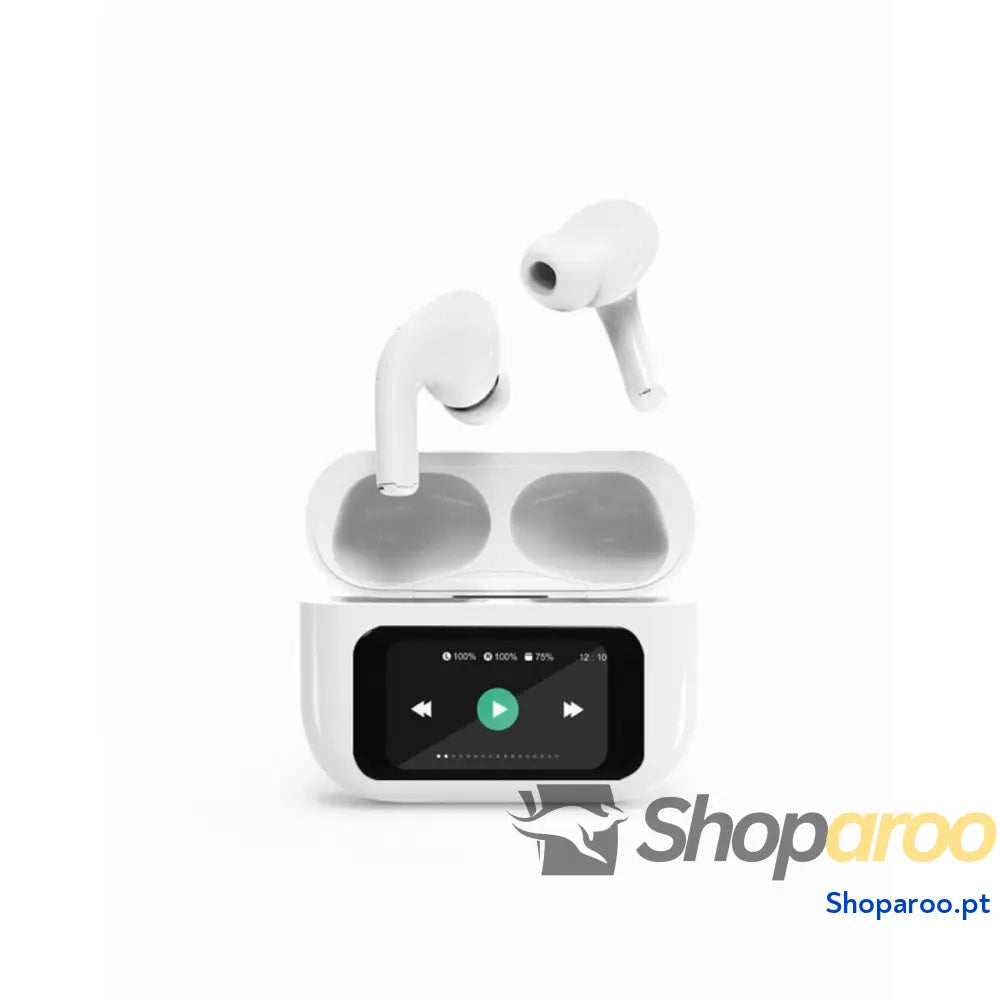 Auriculares GEMBIRD TWS LCD ANC 01 W Branco