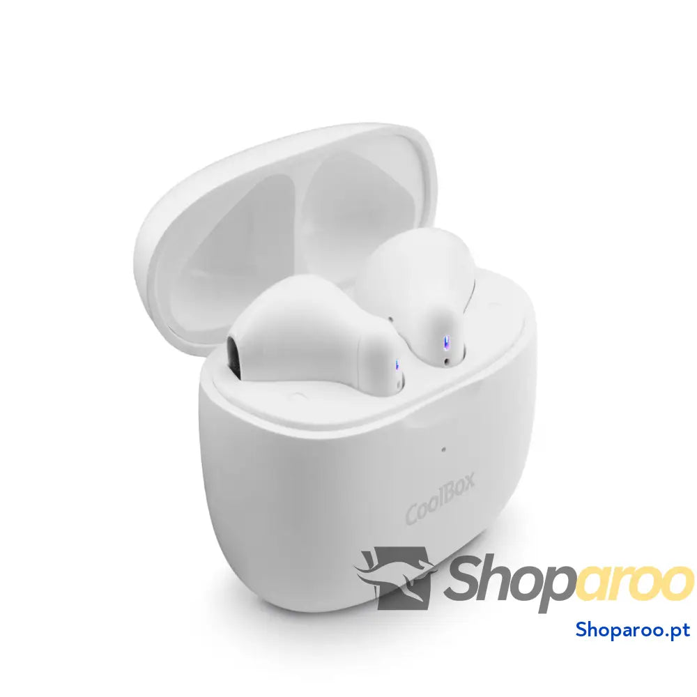 Auriculares in Ear Bluetooth CoolBox COO AUB TWS01 Branco