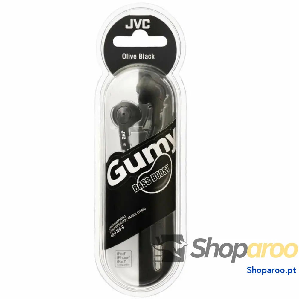 Auriculares JVC HA F160 B E Preto