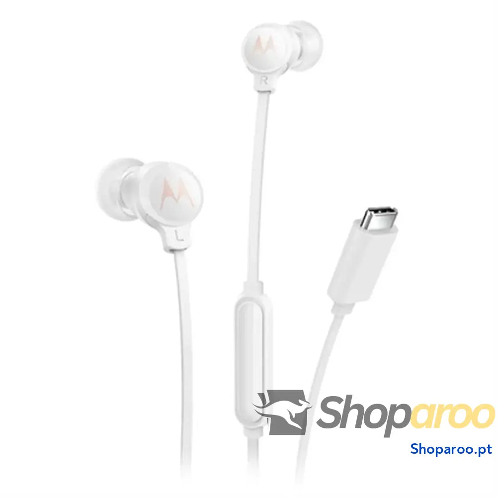 Auriculares Motorola 3C S Branco USB C