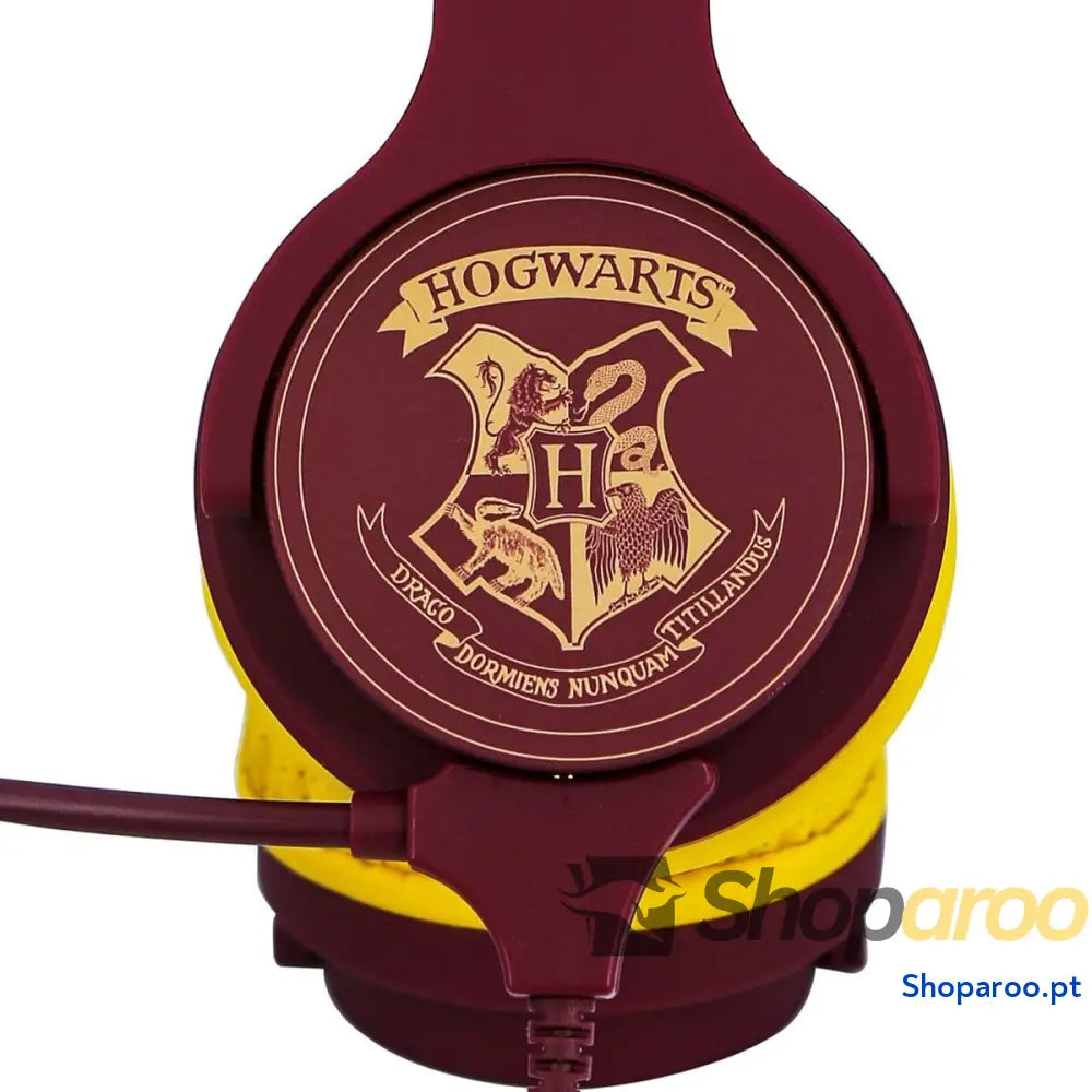 Auriculares OTL Technologies Hogwarts Crest Castanho Preto