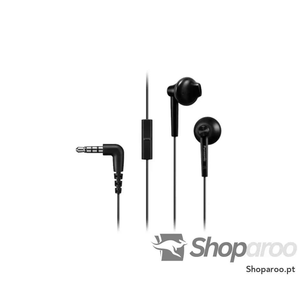 Auriculares Panasonic RPTCM55EK Preto (1 Unidade)