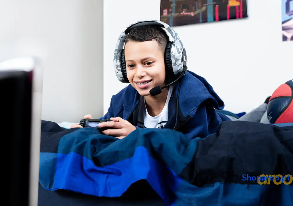 Auscultadores Trust Gaming para PS4 e PS5 GXT 488 Force headset oficial licenciado PlayStation microfone dobrável