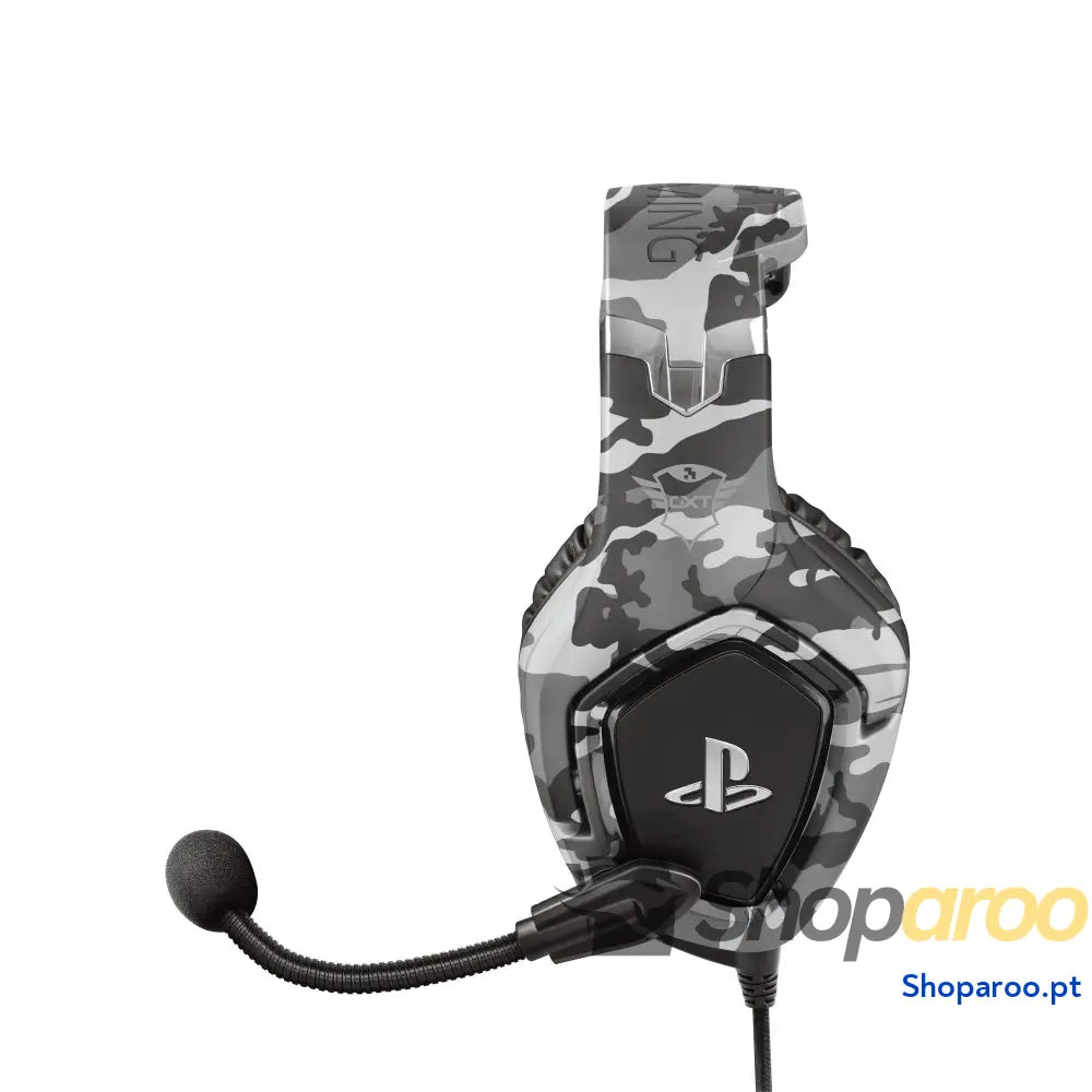 Auscultadores Trust Gaming para PS4 e PS5 GXT 488 Force headset oficial licenciado PlayStation microfone dobrável