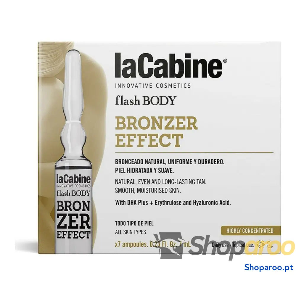 Autobronzeador Corporal Flash Body laCabine Ampollas Corporales 7 ml (7 x ml)