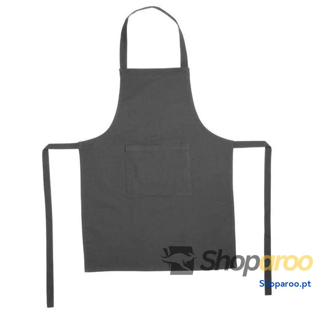 Avental com Bolso Atmosphera Preto Algodão (60 x 80 cm)