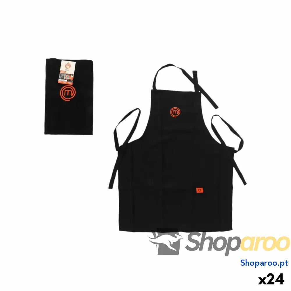 Avental com Bolso MasterChef 70 x 81 cm (24 Unidades)